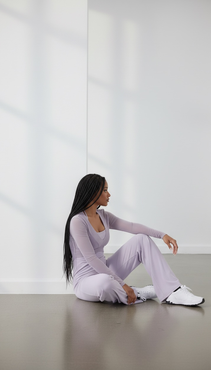 LUNE JUMPSUIT - Lilac Mist