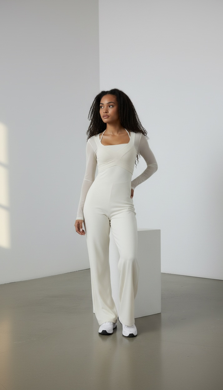 LUNE JUMPSUIT - Pearl