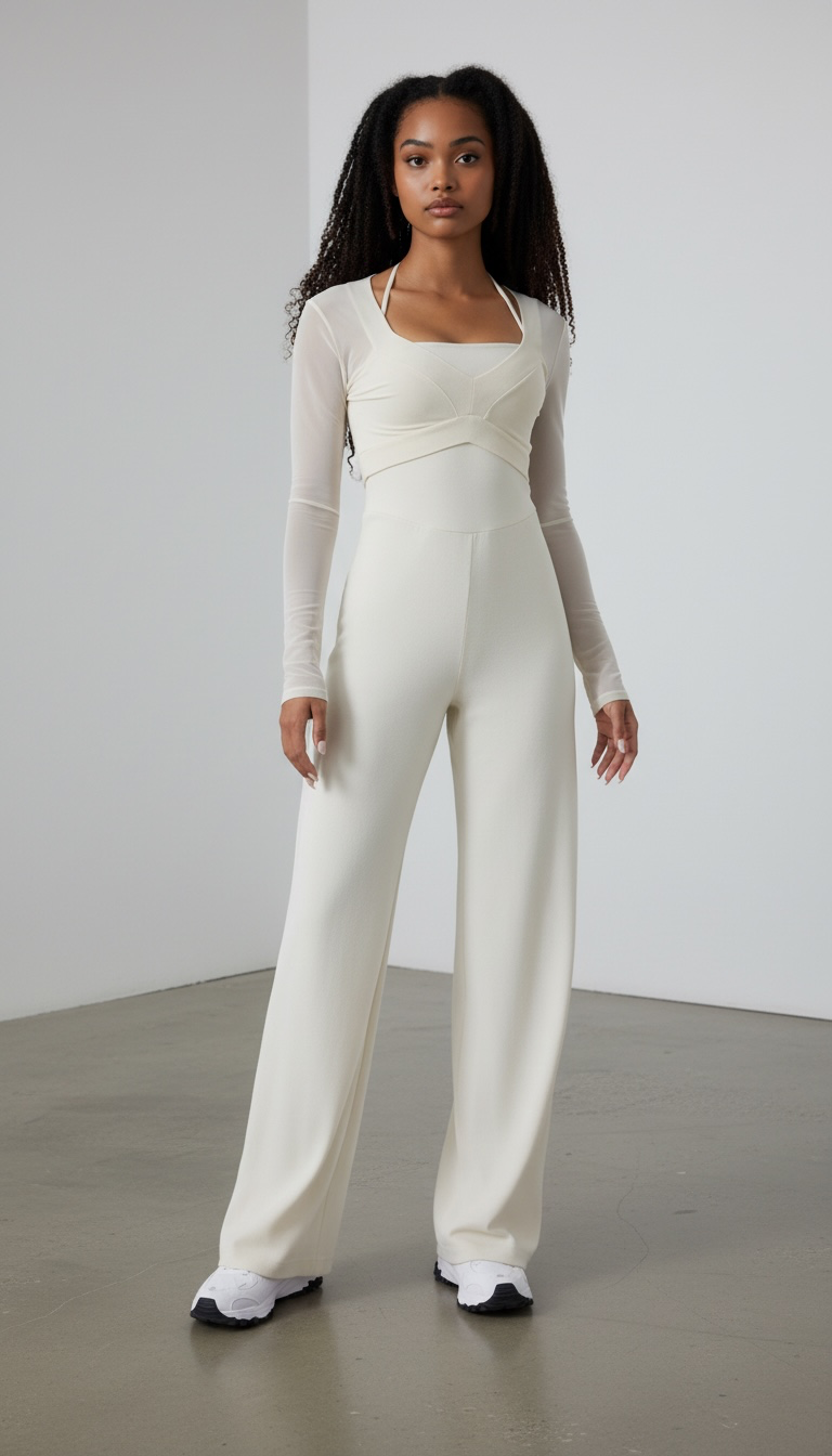 LUNE JUMPSUIT - Pearl
