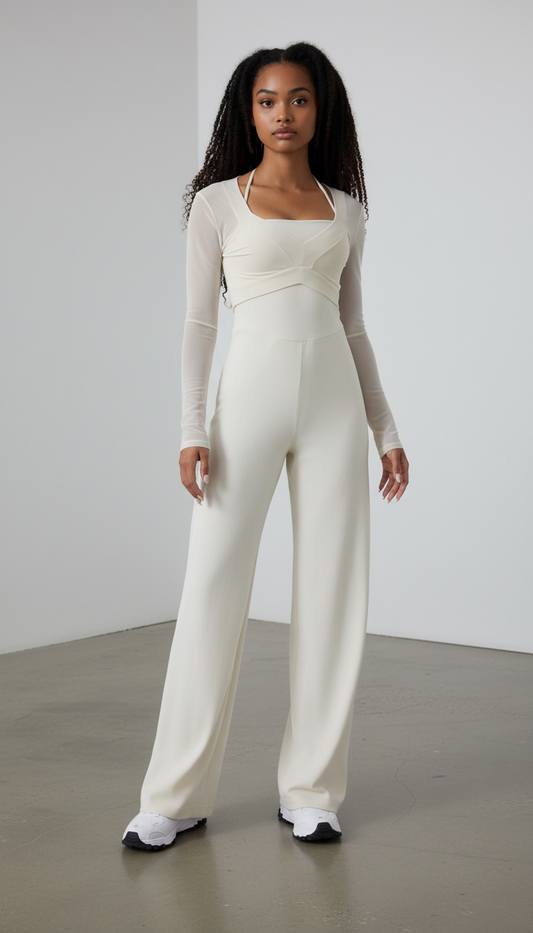 LUNE JUMPSUIT - Pearl