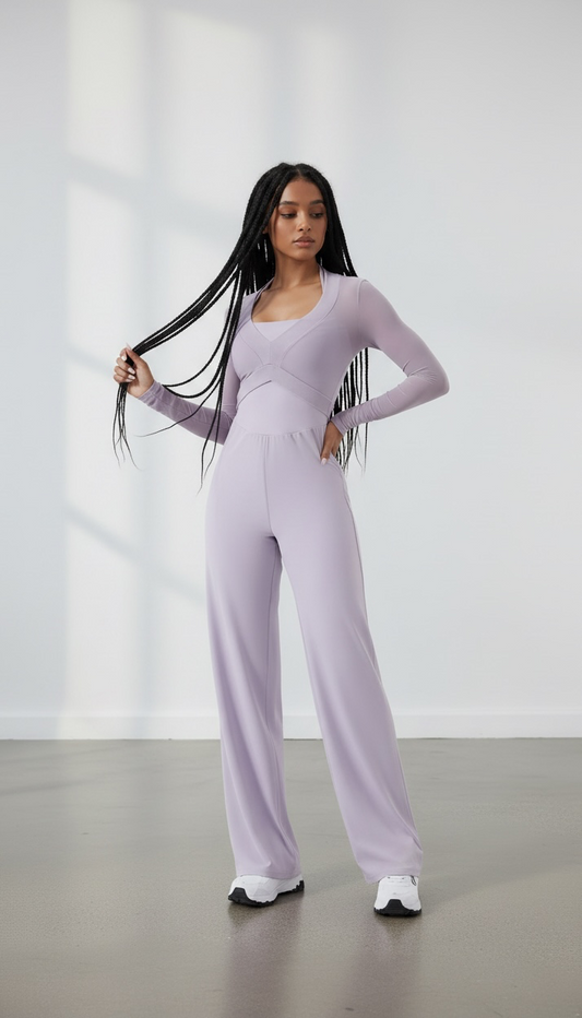LUNE JUMPSUIT - Lilac Mist